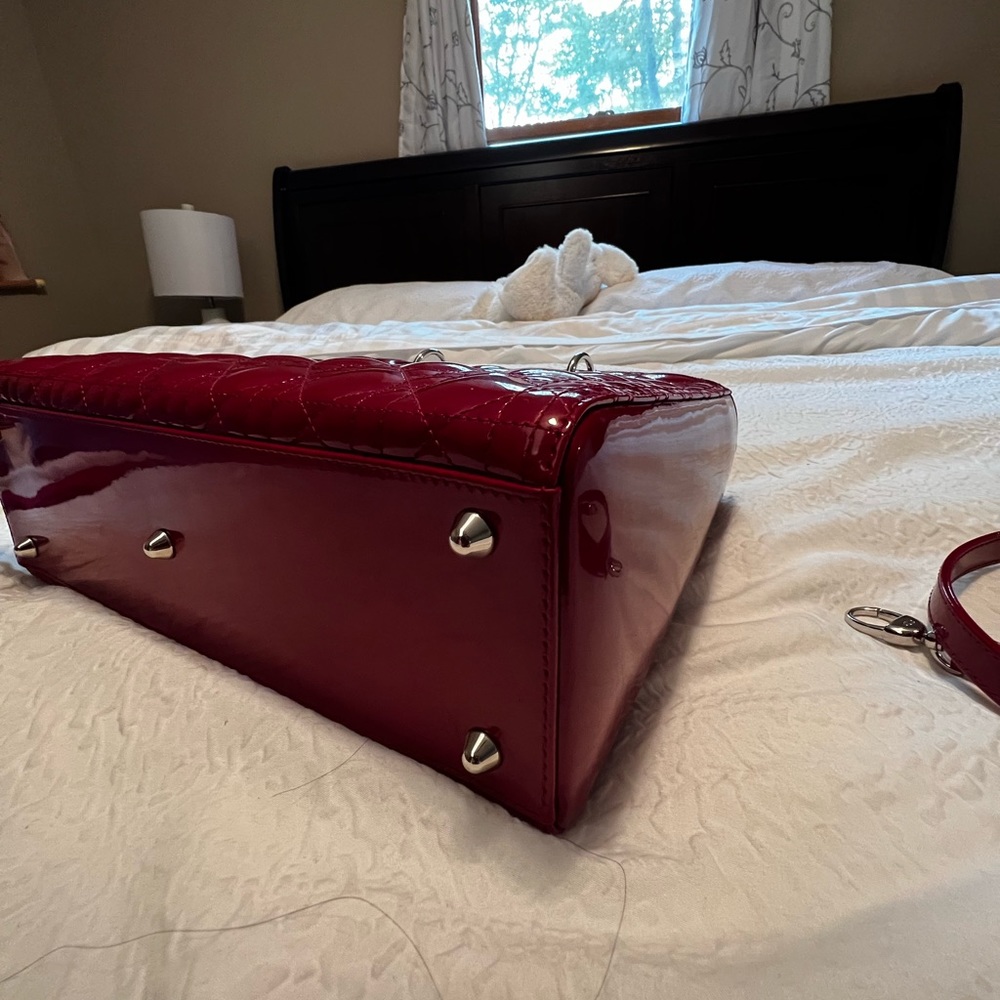 💯 % Authentic Dior Red. Silver Hardware. - Picture 9 of 13